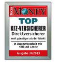 Focus Money 37/2013: Top Kfz-Versicherer